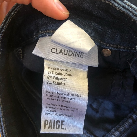 Paige Dark Wash Ankle Flare Jeans size 25 - Picture 5 of 8